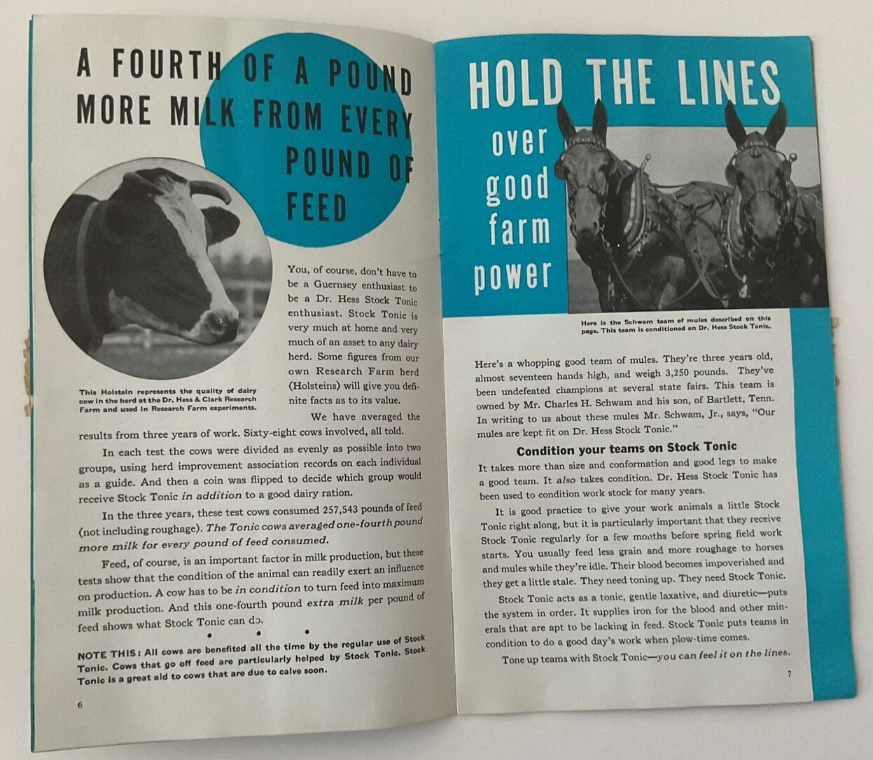 Brochure – They Went To The Top – Dr Hess & Clark Annual Catalog Ashland Ohio