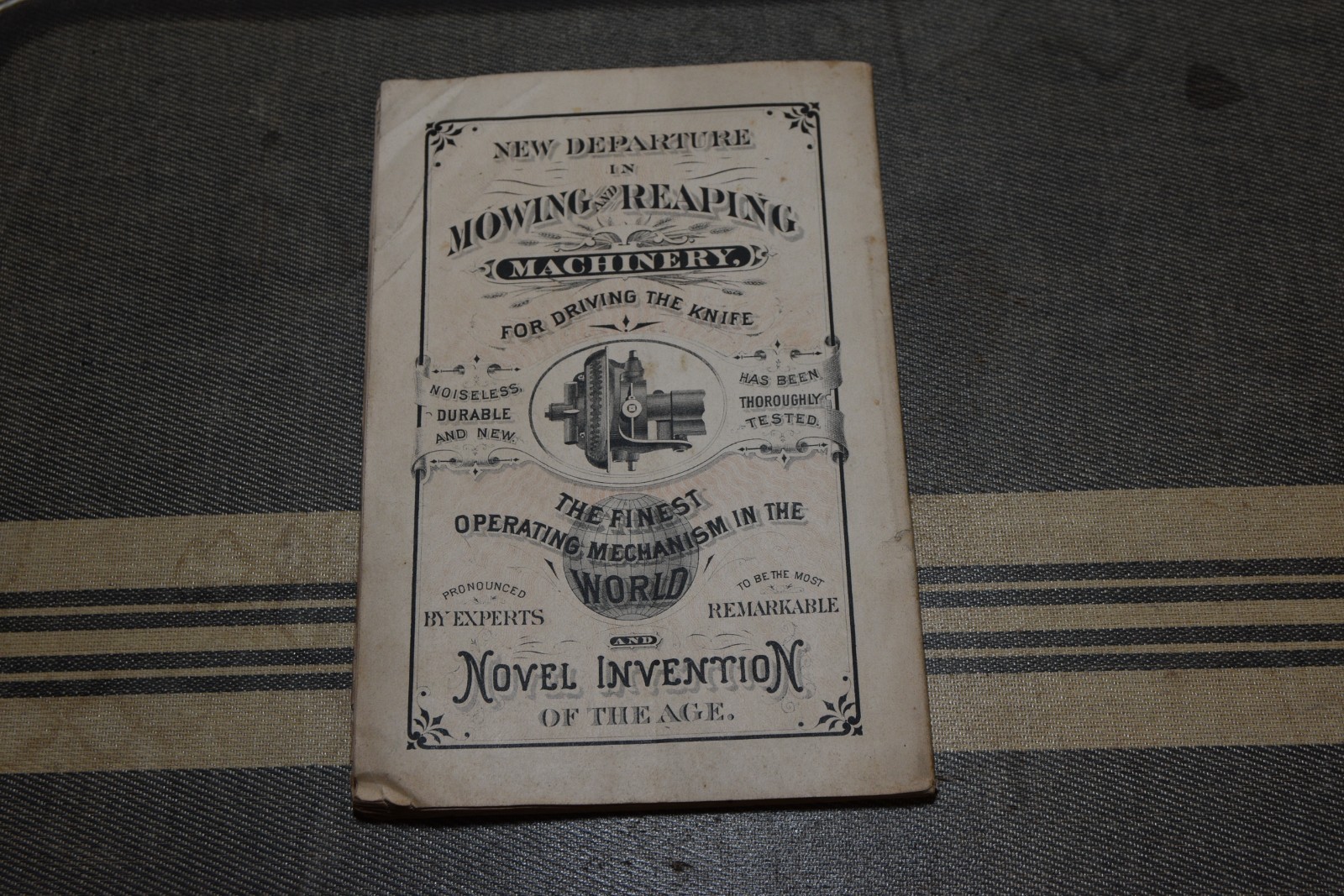 1878 CHAMPION Reaping Mowing MACHINES Farming Implements CATALOGUE Original