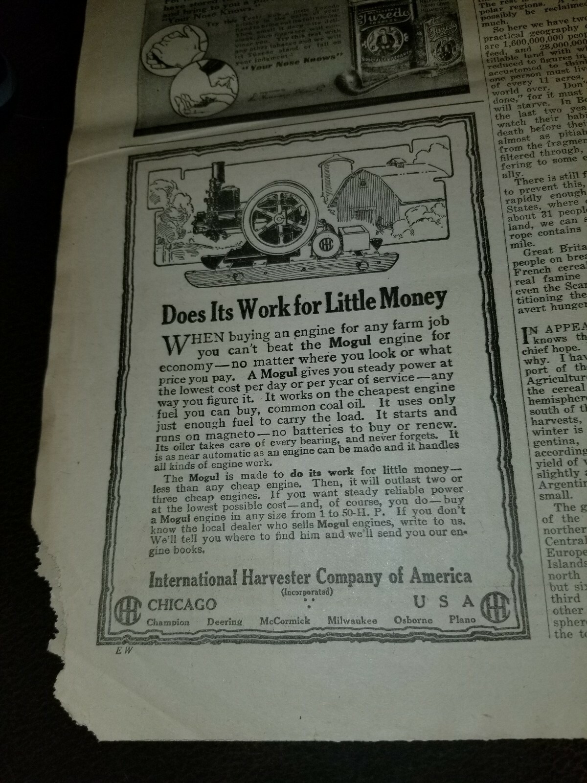 FARM and FIRESIDE The National Farm Paper 1917 DOMINO SUGAR GOODYEAR FIRESTONE