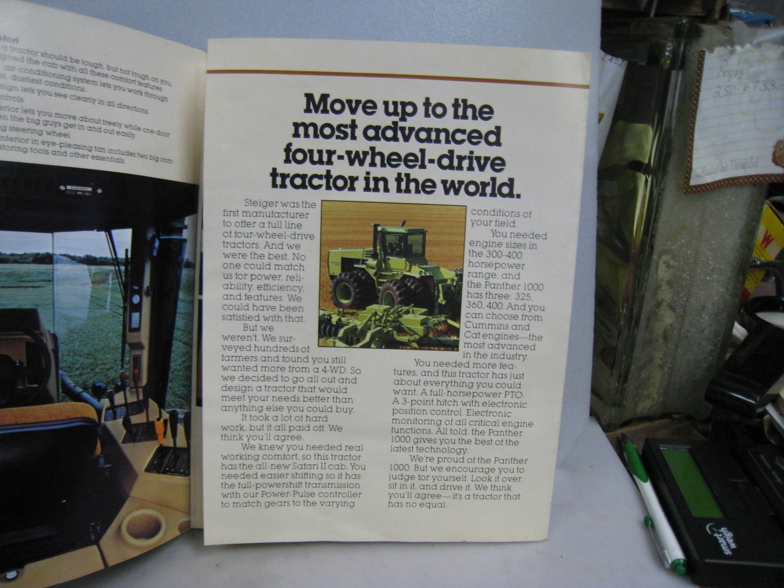 SALES BROCHURE STEIGER PANTHER 1000 6 PAGES 289-683-30-3