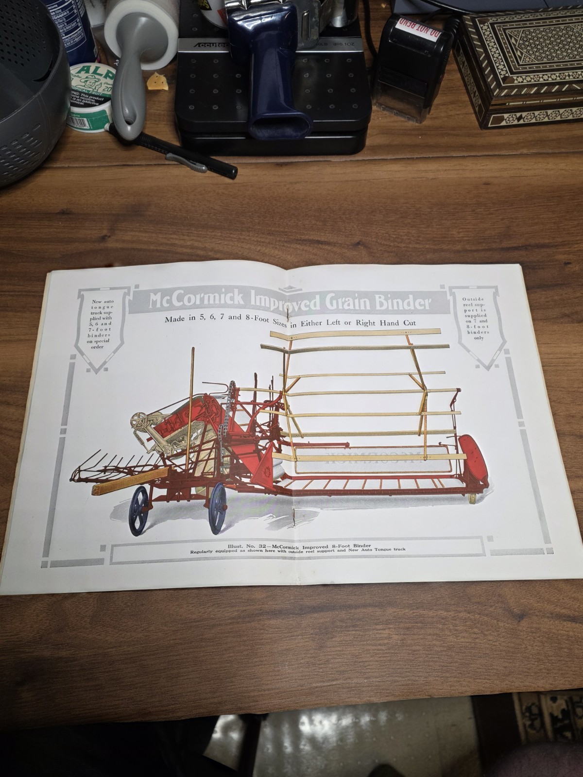 Early 1900s McCormick Tractor Catalog Brochure A-10-G Very Nice!!