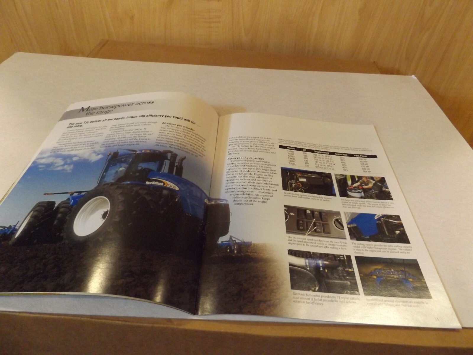 2006 NH TJ SERIES II TRACTORS 280 to 530 hp. 4WD TRACTORS. LIT # NH5120501