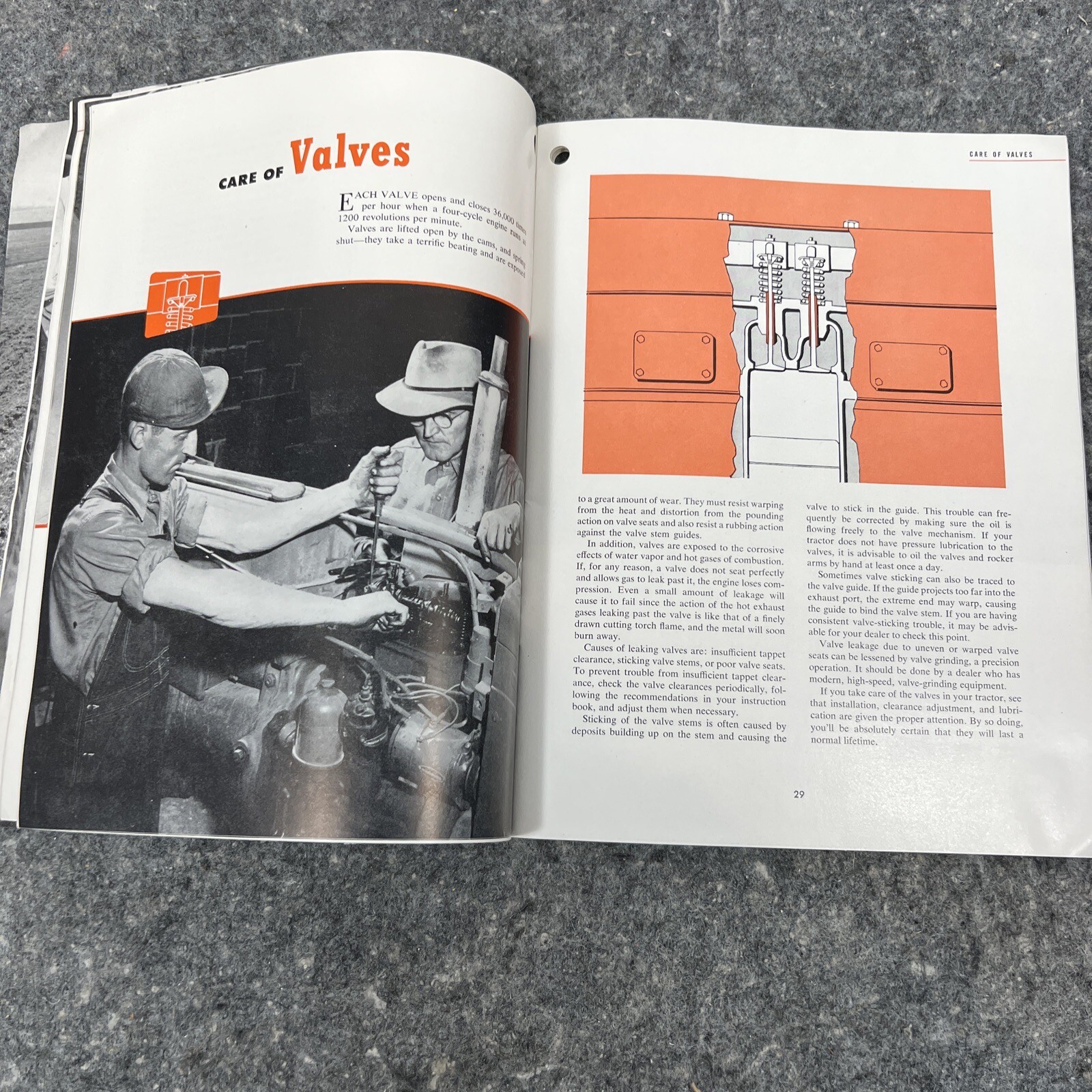 Vintage 1950&rsquo;s Gulf Oil Corporation FARM Tractor Guide / Maintenance OEM