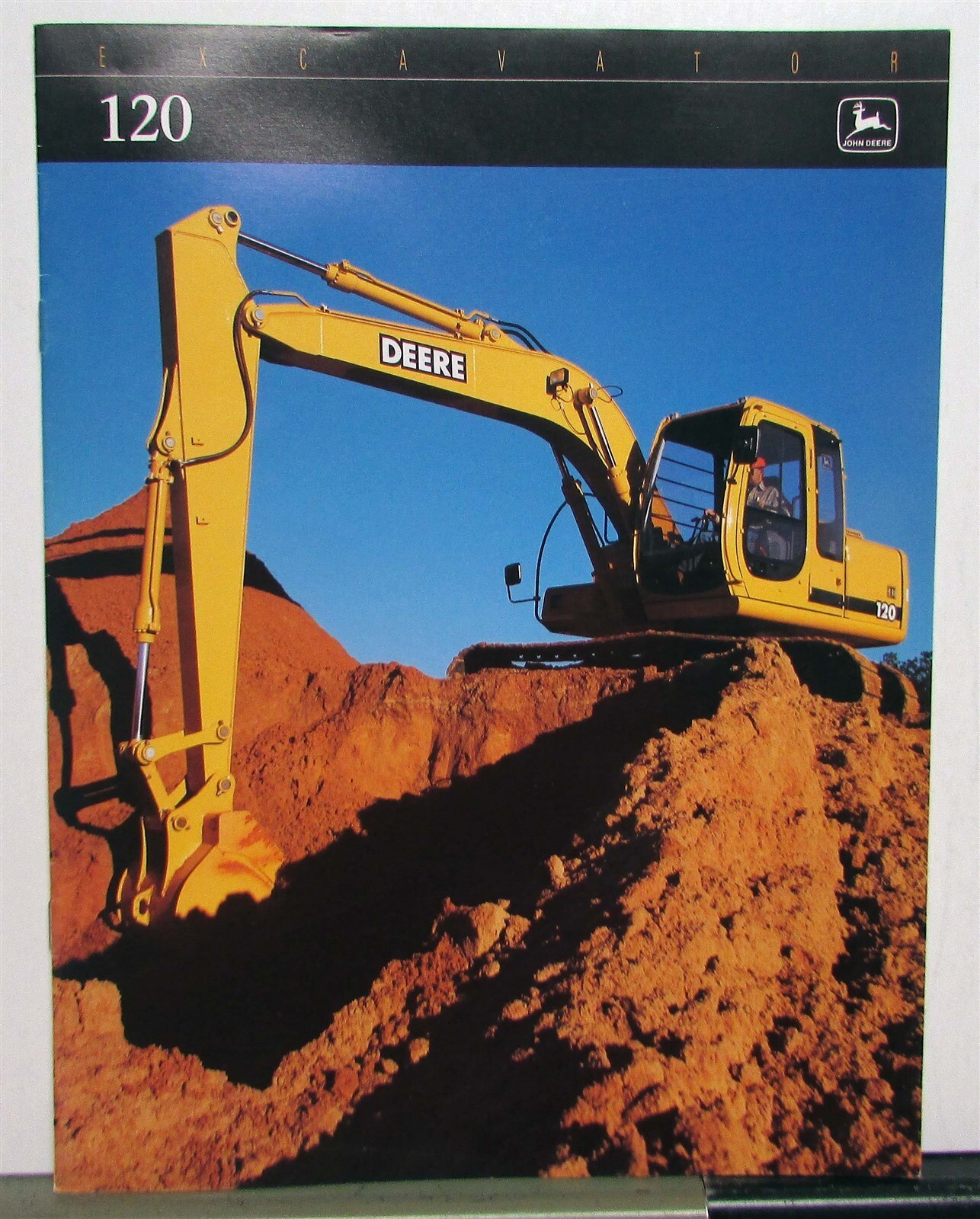 2001 John Deere 120 Excavator Specifications Construction Sales Brochure