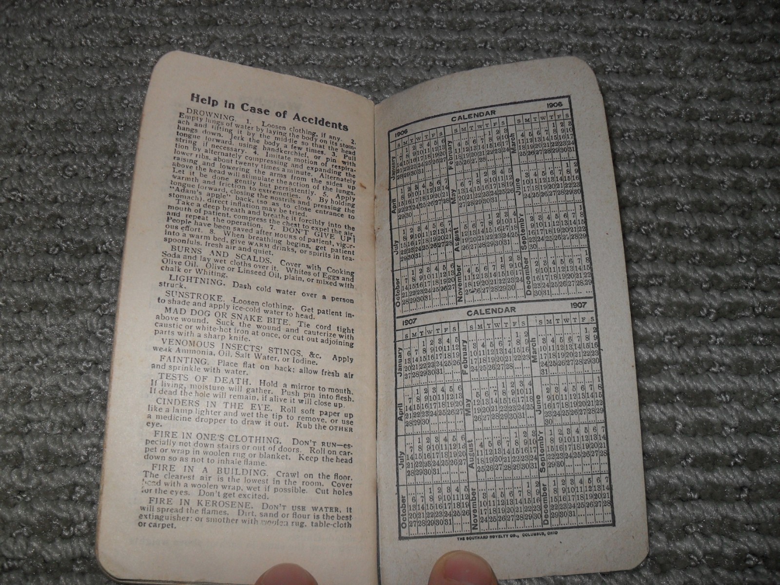 Vtg 1891 Pocket Booklet W. Deering Grain Grass + 1906 Chicago Fertilizer Ad Info