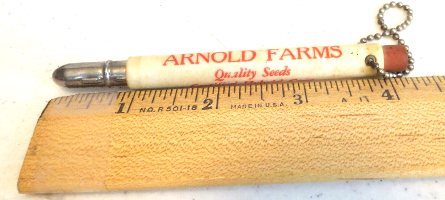 Advertising Bullet Pencil Arnold Farms Stilesville IN Certified Hybrid Corn Seed