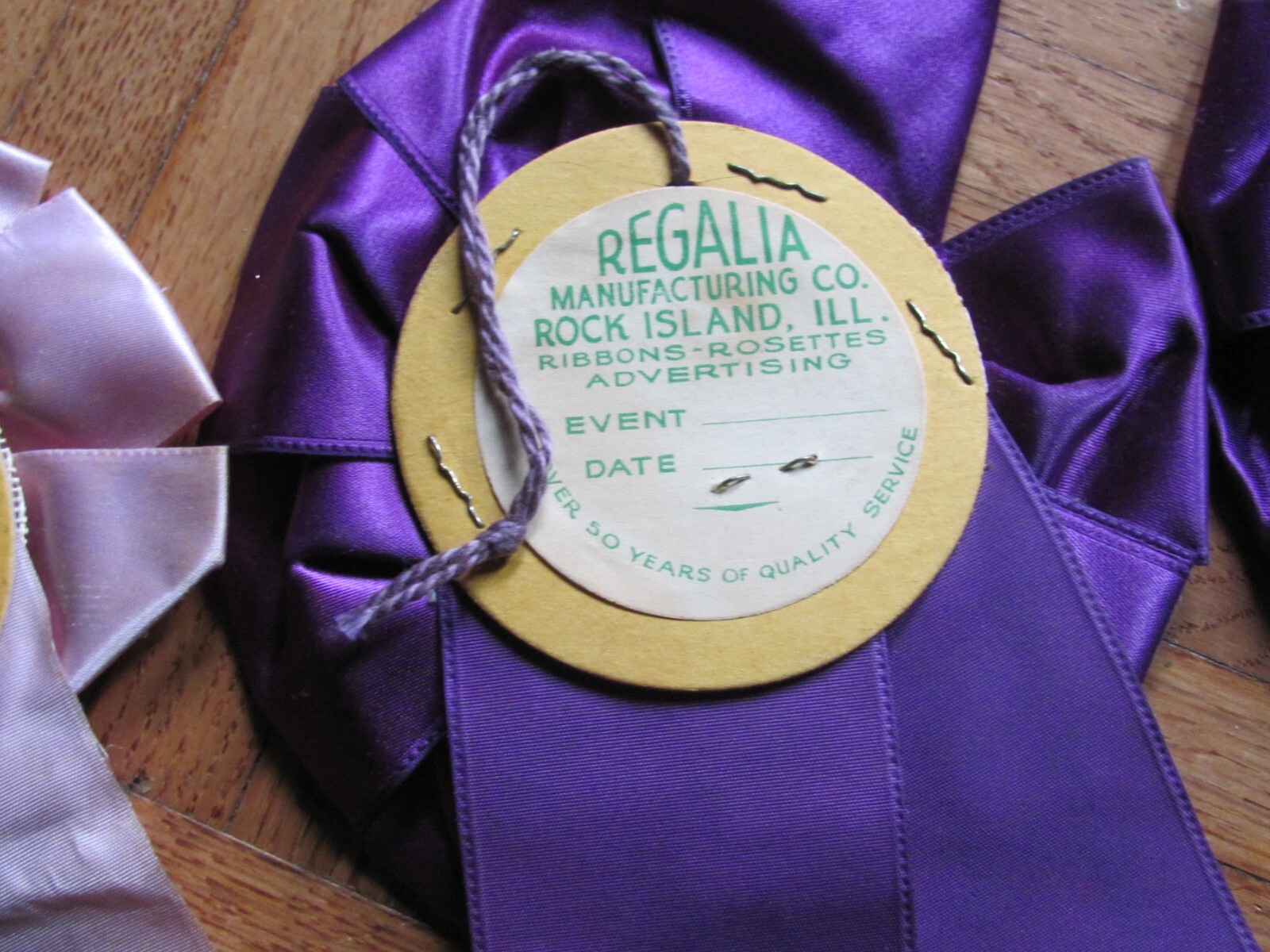 1953 FARM AWARD ANGUS BEEF CATTLE 3 ROSETTE RIBBON KENTUCKY STATE FAIR GOLDEN