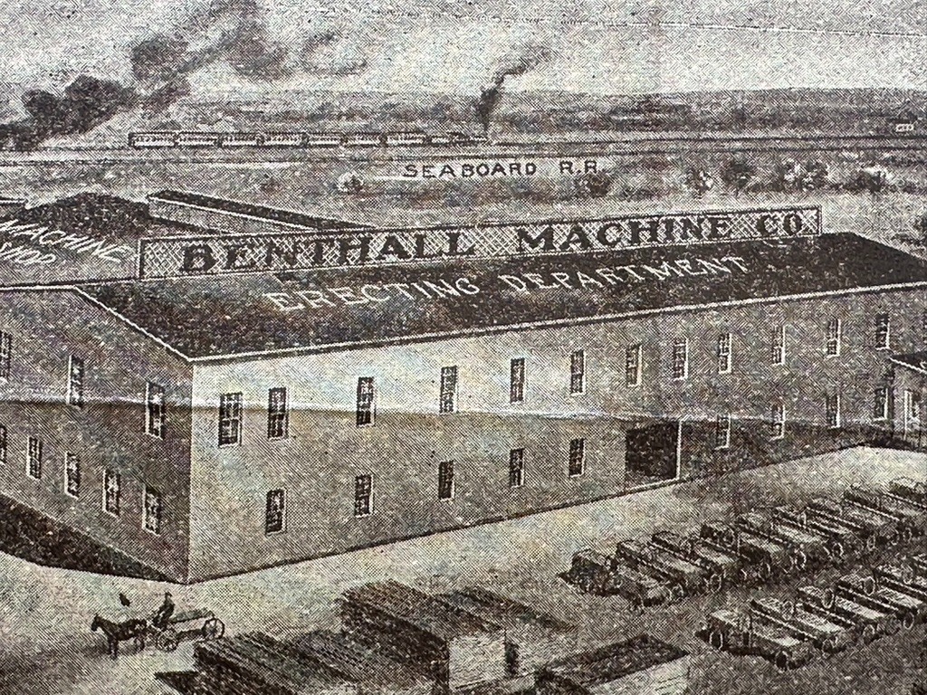 1911 BENTHALL PEANUT PICKER Machinery FARM Advertising Letter SUFFOLK Virginia