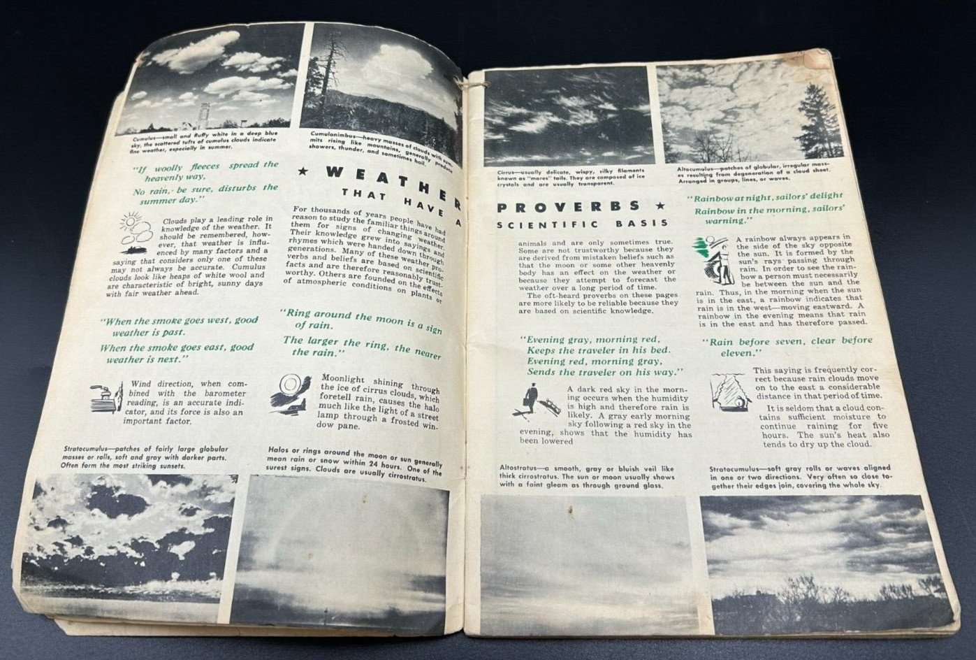 1945 Farm Facts Book-Cities Service Oils- Bonus Cheat Sheet for Measuring Cattle