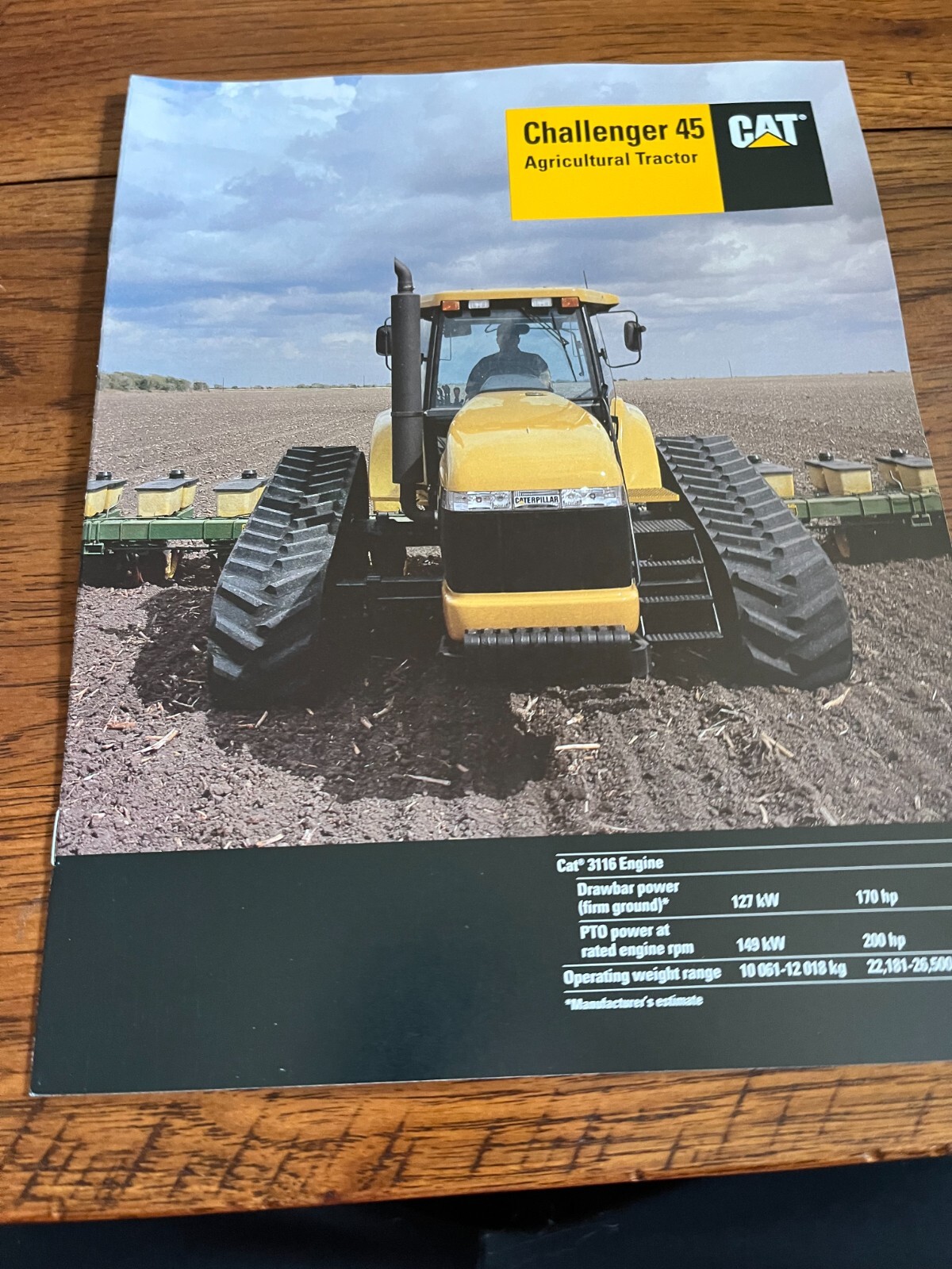 Caterpillar CAT Challenger 45 Tractor Brochure FCCA