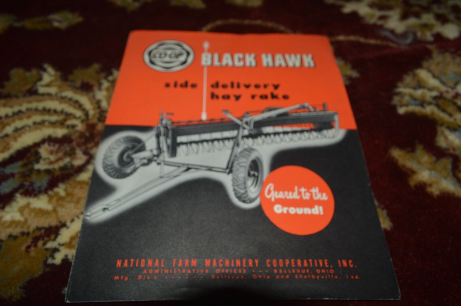 Co-Op Black Hawk Side Delivery Rake Brochure FCCA