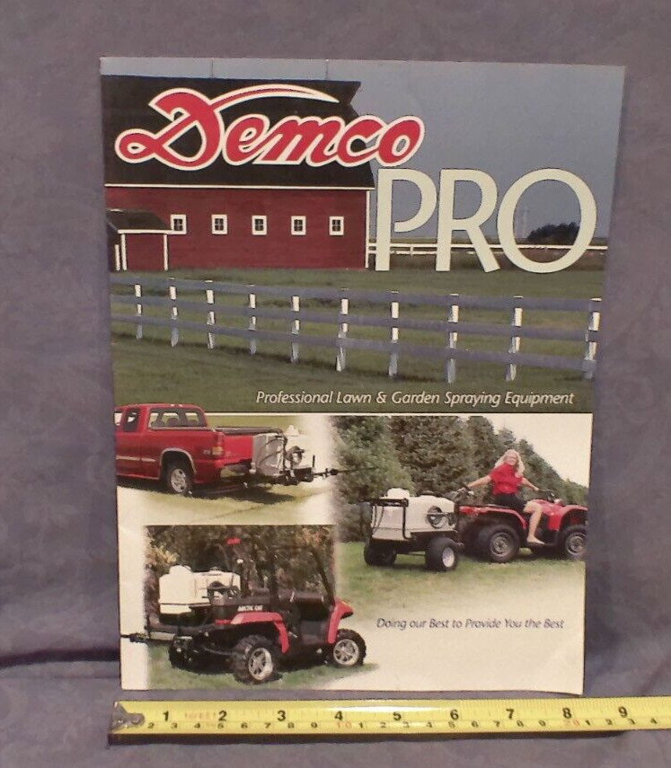 Demco Pro Professional Lawn&Garden Spraying Equipment Sales Brochure