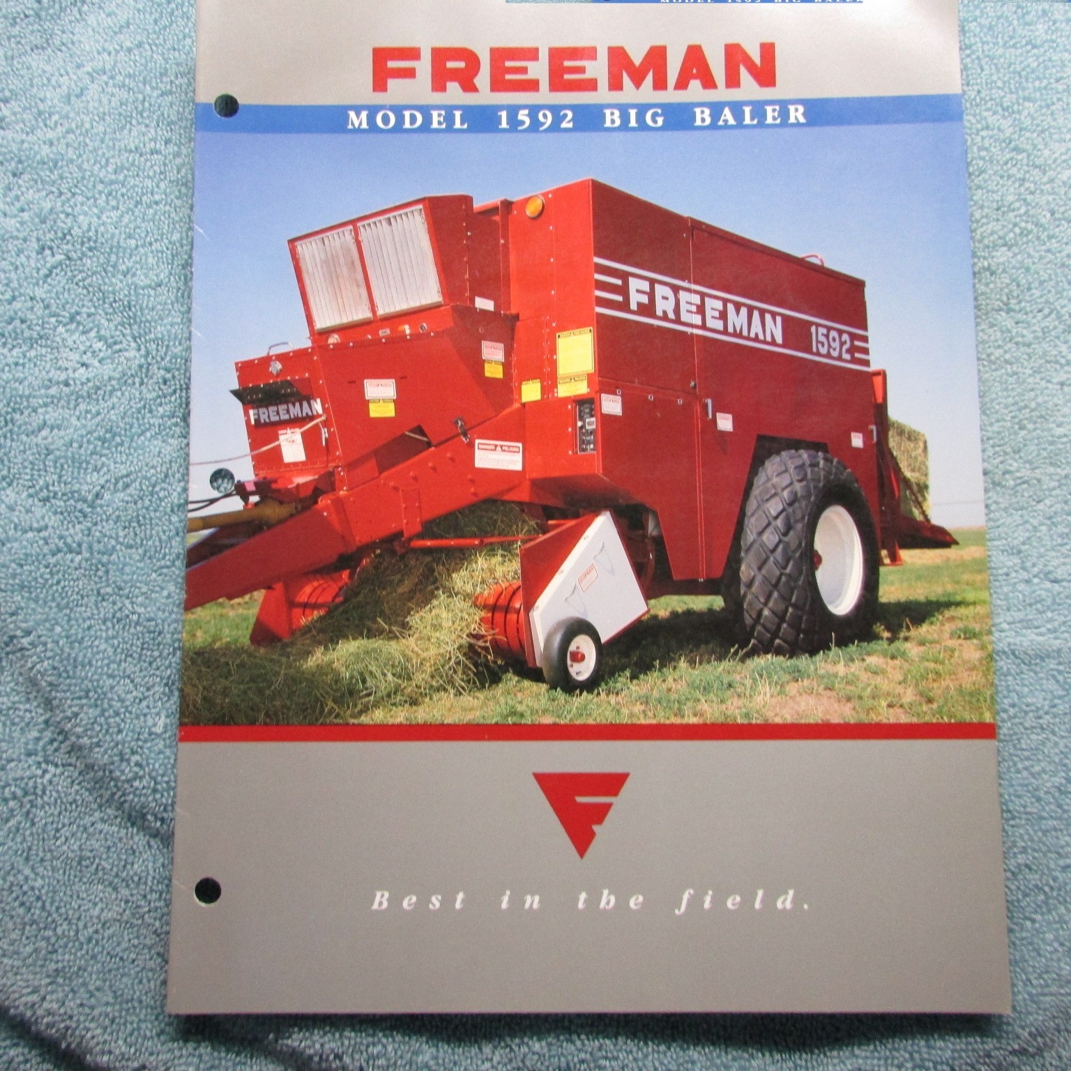 Freeman Baler&rsquo;s Brochure&rsquo;s (2) 5300 Big Bale Roadsider & 1592 Big Baler