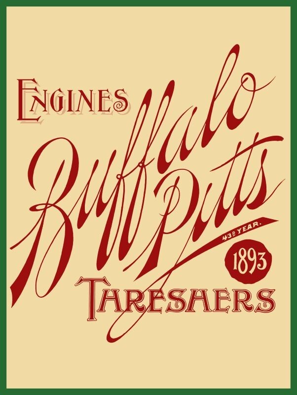 1893 Buffalo Pitts Threshers, New York NEW Metal Sign: 12×16&Prime; Ships Free