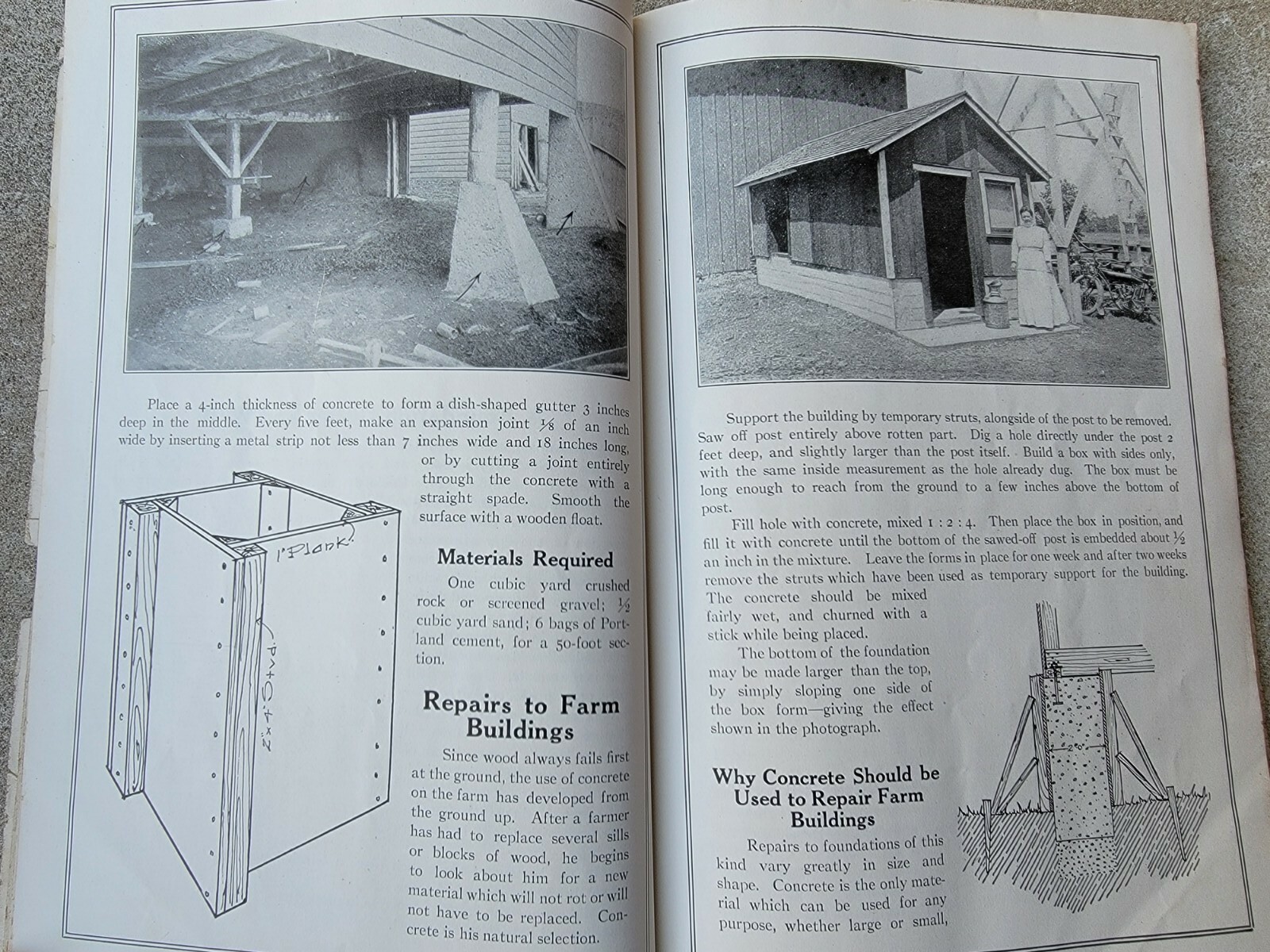 c1910 Advertising Catalog &lsquo;Concrete in the Country&rsquo; Universal Portland Cement Co