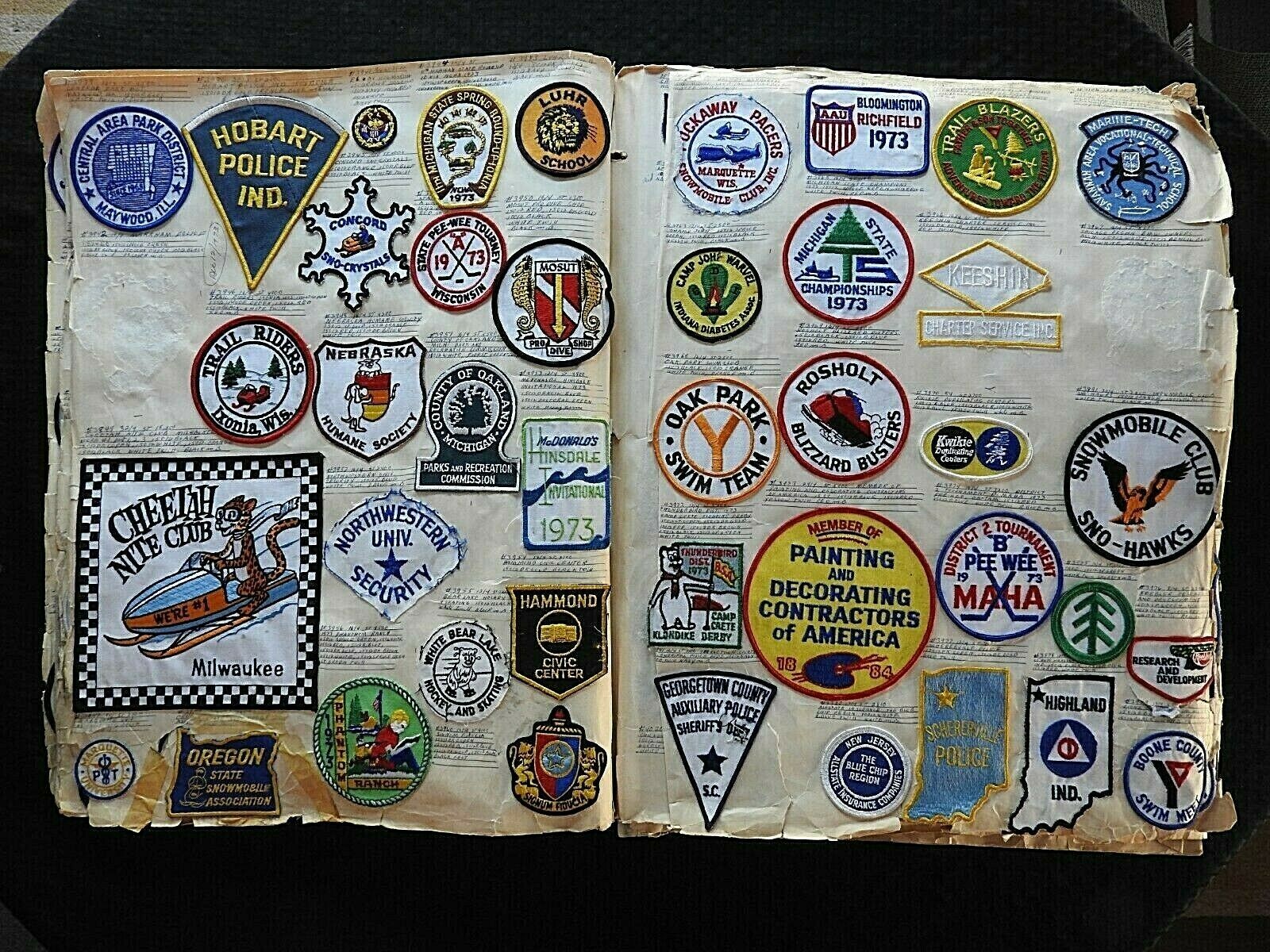 c1970 MAC MARQUETTE MI « MICHIGAN ASSOCIATION OF CATTLEMEN » BEEF COW JACKET PATCH