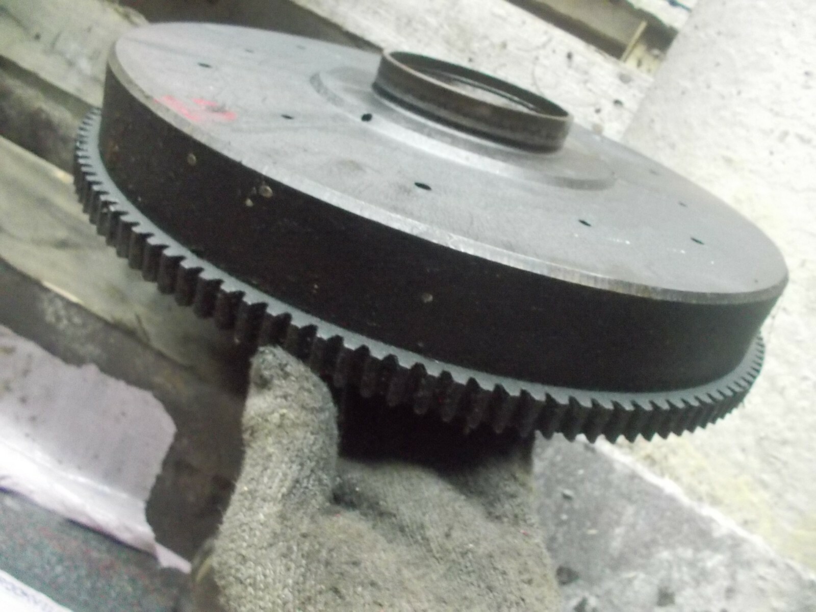 Cockshutt 30 tractor original engine flywheel and ring gear in good shape CS30