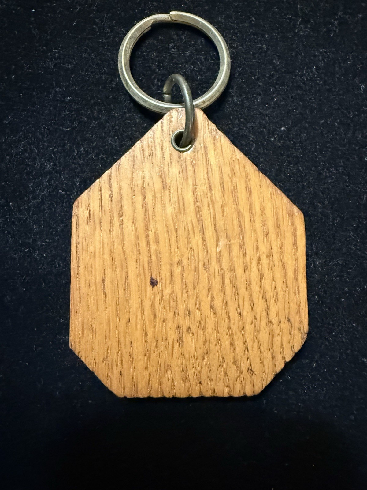 Vintage Farm Bureau Insurance Wood & Leather Keychain
