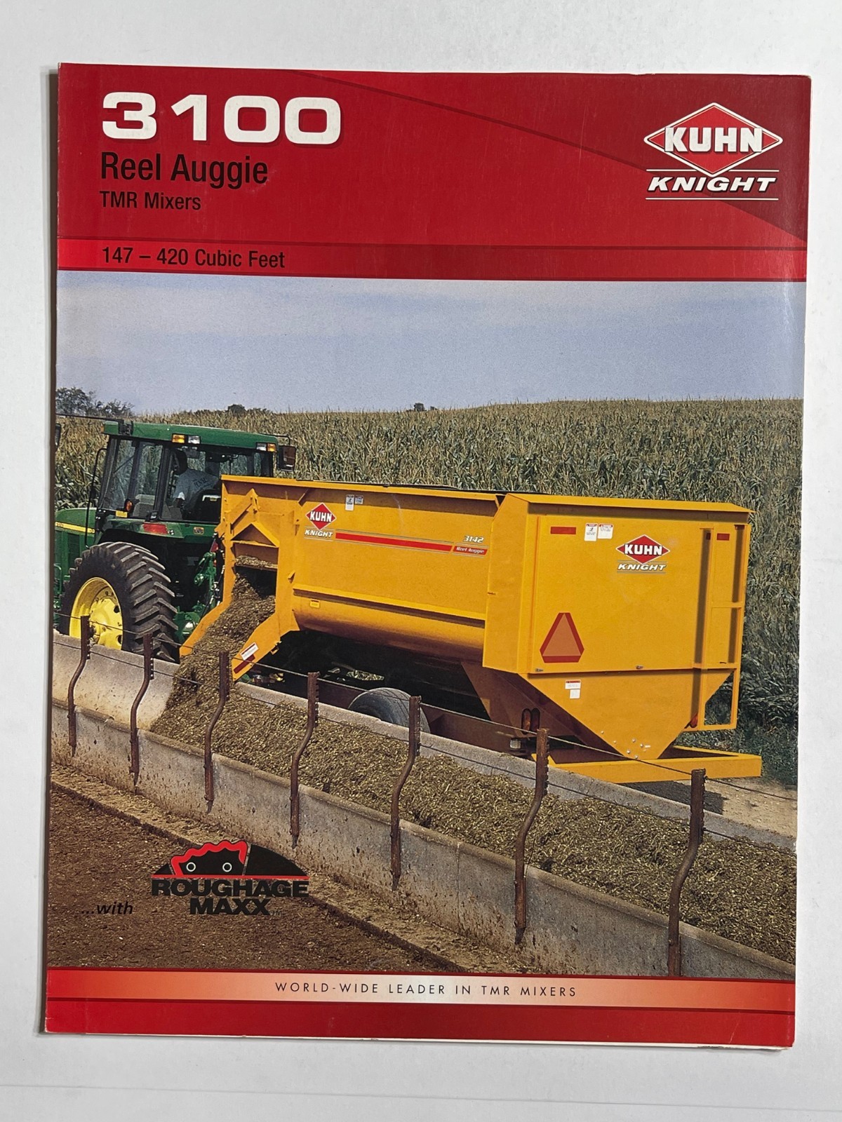 Kuhn 3100 Reel Auggie TMR Mixers Sales Brochure *Showroom Booklet*