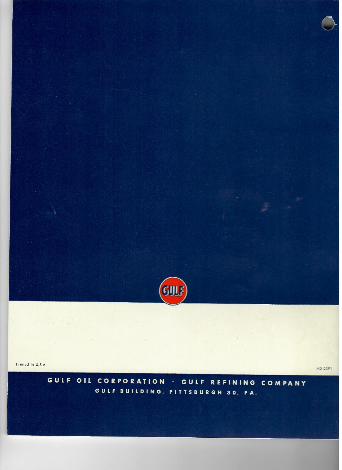 Vintage GULF Farm Tractor Guide 1950 includes original mailing envelope