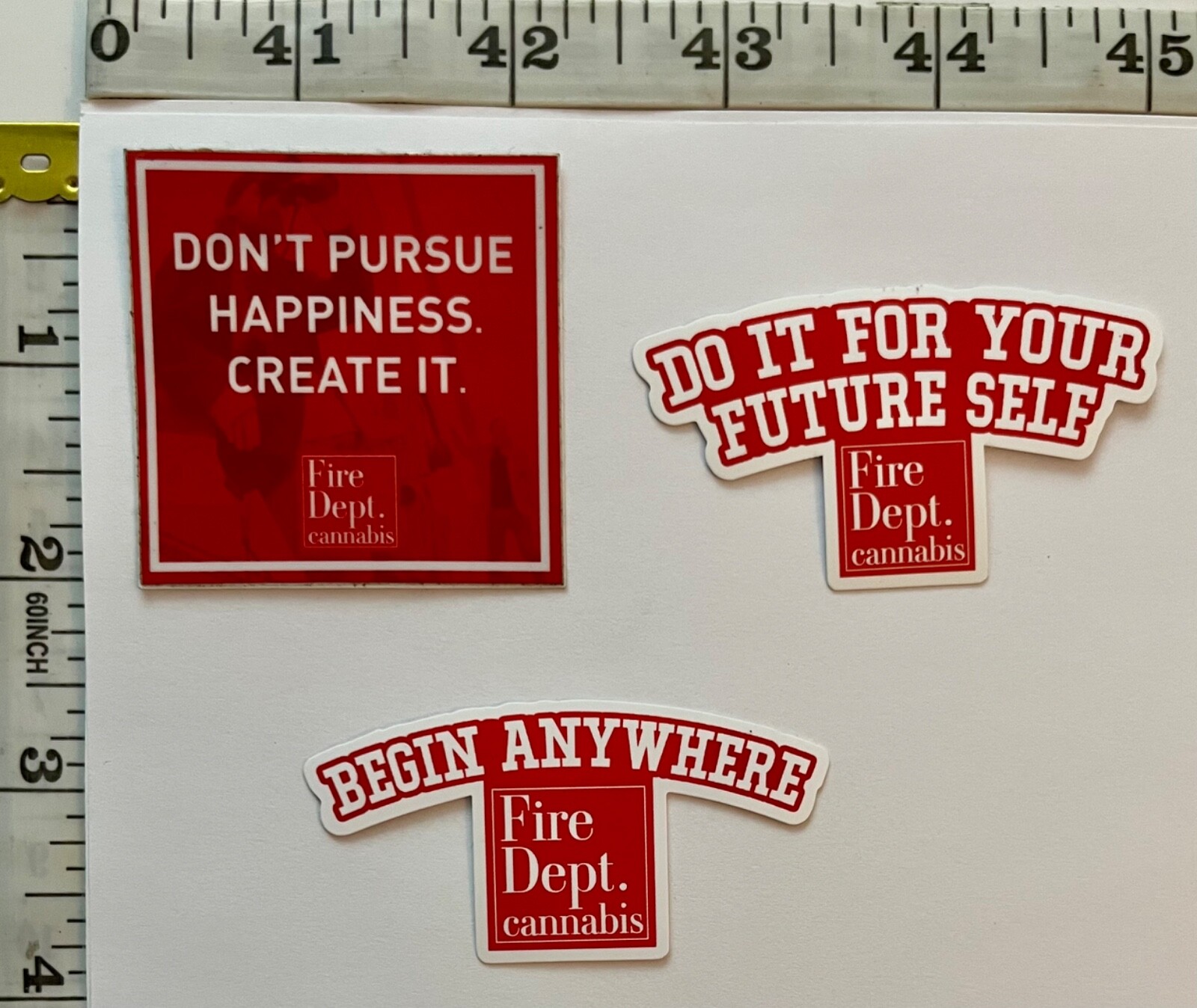 Fire Dept. Cannabis Sticker Sets – OREGON, USA Cannabis Industry Advertisement