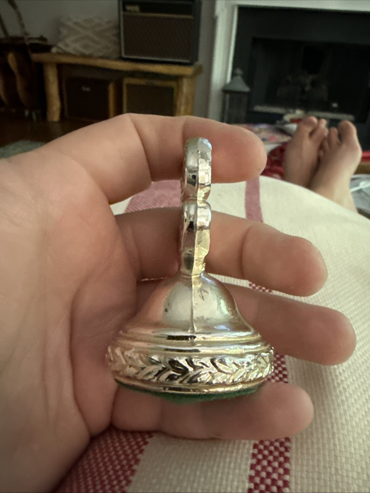 Vintage 4 H Club Brass Advertising Paperweight 4 Leaf Clover Trophy Award