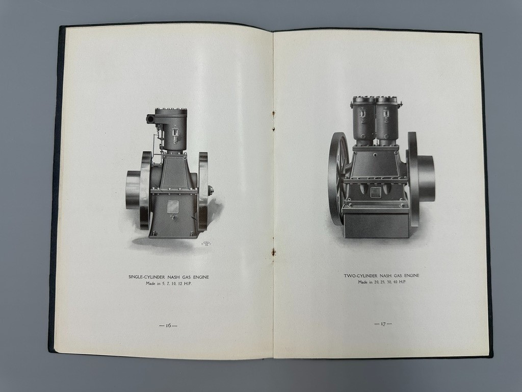 1908 NASH GAS ENGINES National Meter Co CATALOG Antique Advertising