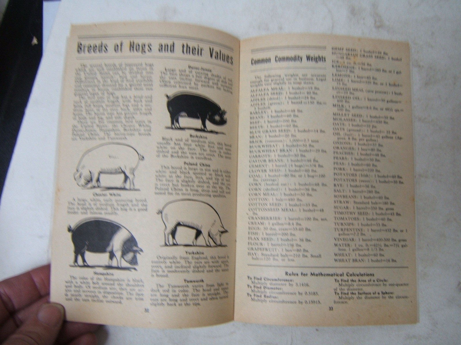 B F Goodrich Farmer&rsquo;s Handbook and Almanac 1949 Good Condition
