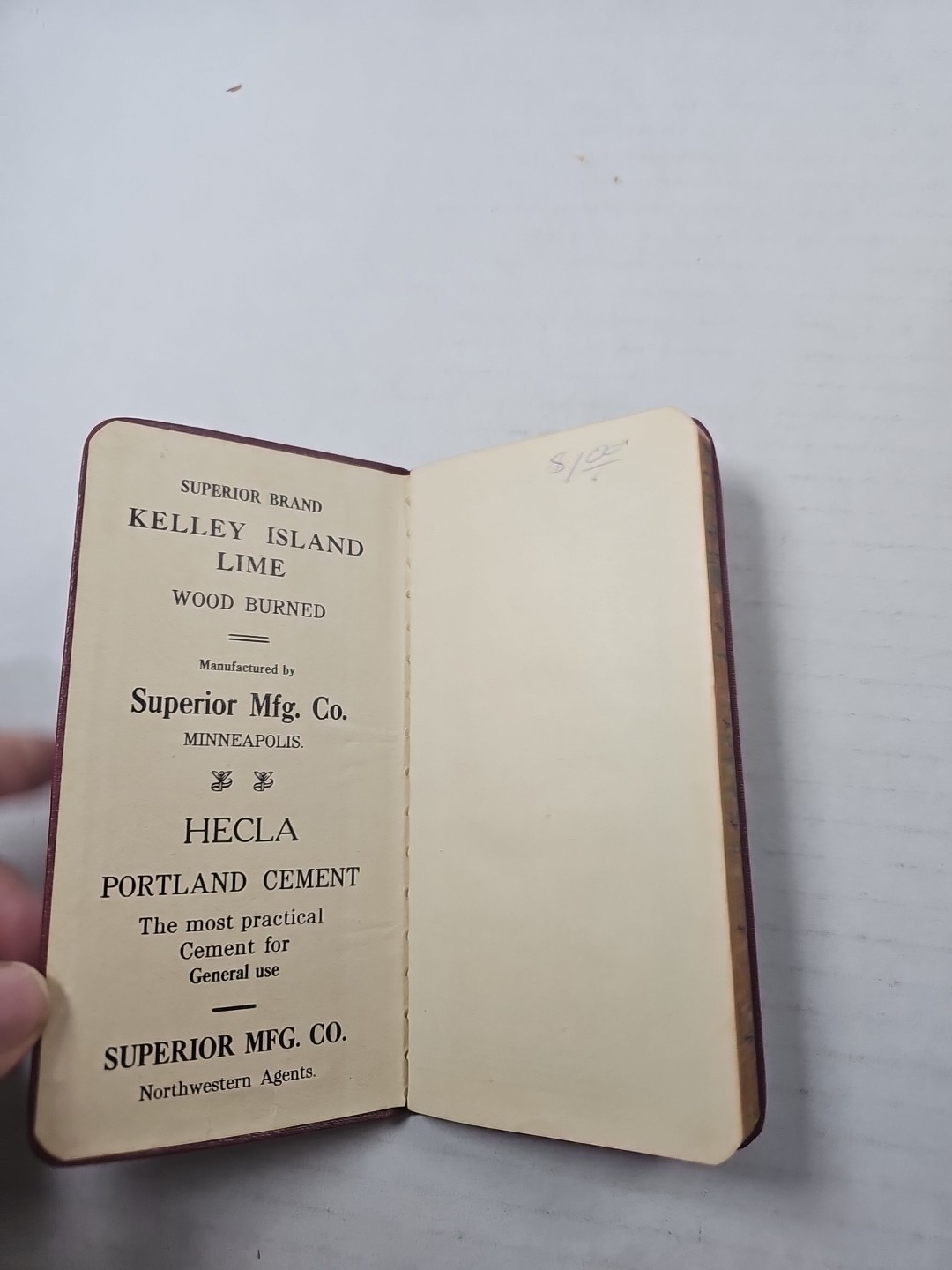 1911 Superior Mfg. Co. Minneapolis Lumber Exchange Vintage Check Included