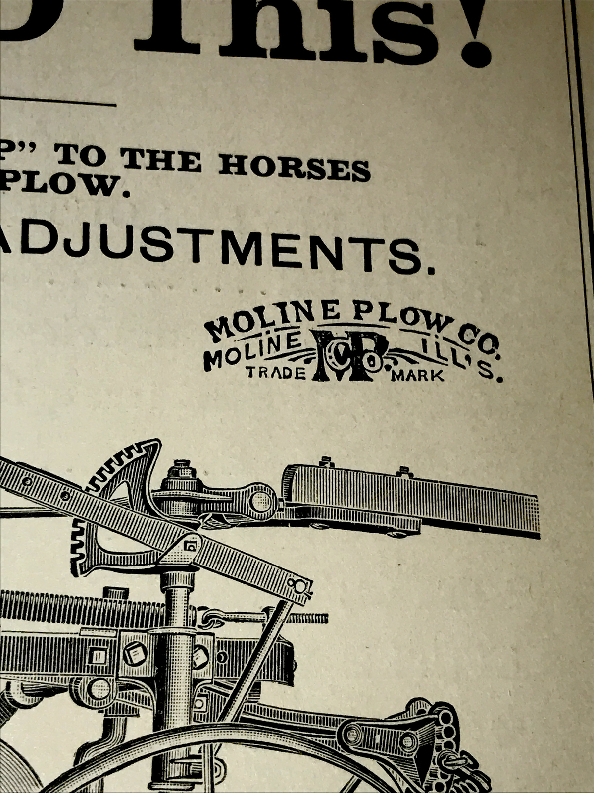 1898 Kansas Moline Plow Co. Farm Advertising – Kansas City – Missouri
