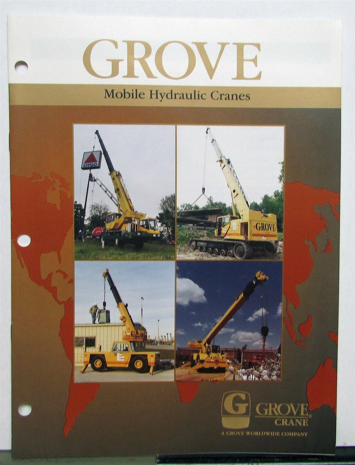 1996 Grove Mobile Cranes Specifications Construction Sales Brochure