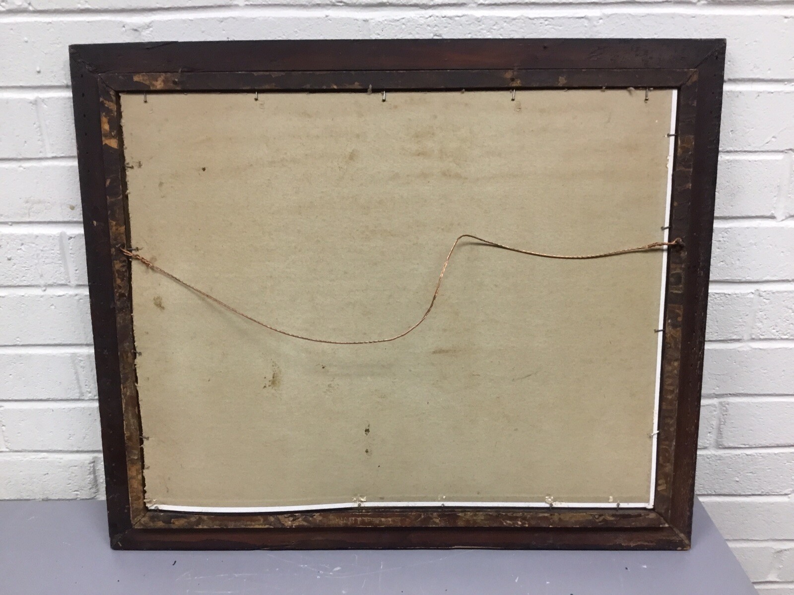 ANTIQUE VTG FRAMED 4 KERNEL RENK ADVERTISING PRODUCTS FELT KERNEL BULLET PENCIL