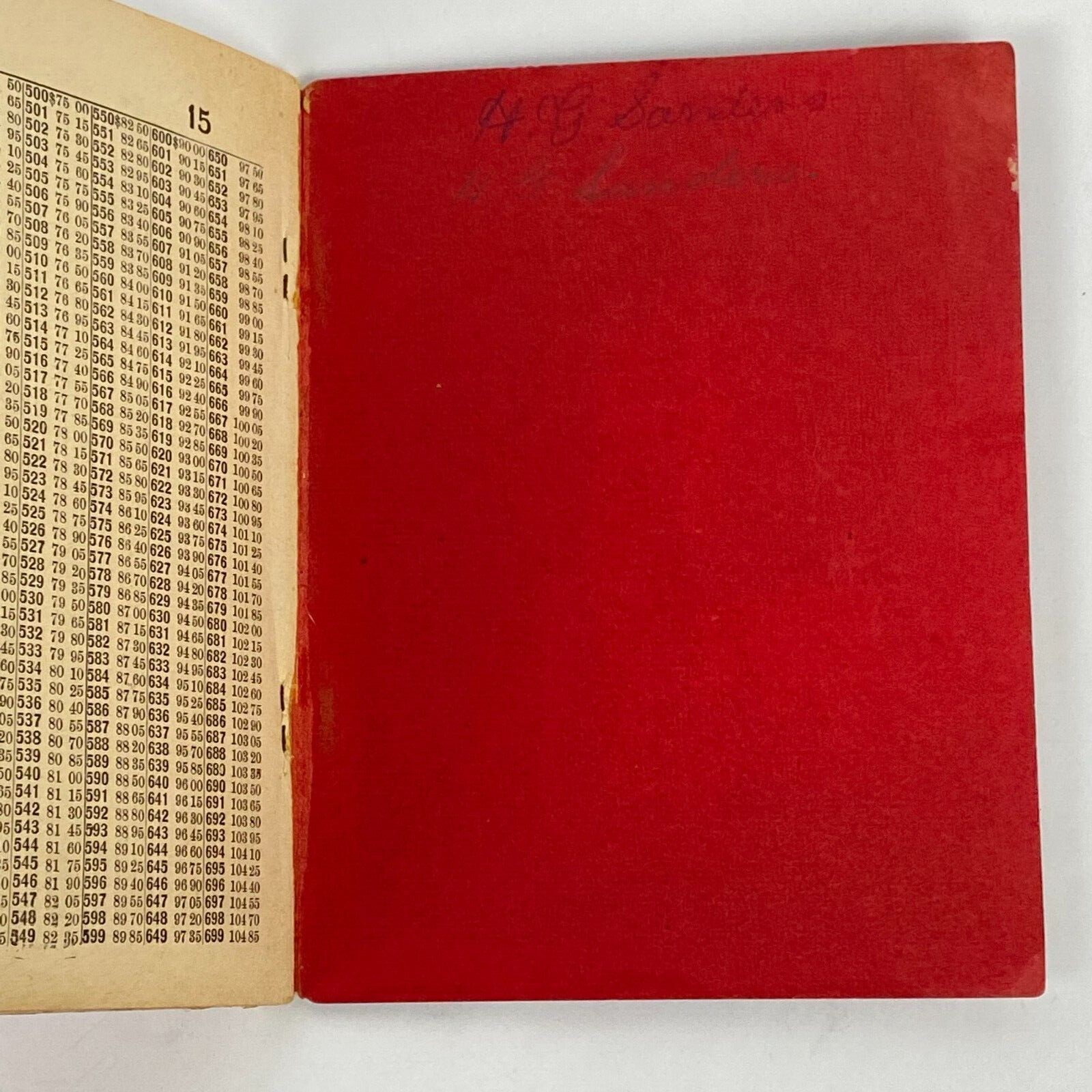 1906 Delbridge Cotton Actuary Seed Calculator Book Kehl Hardware Co Austin TX