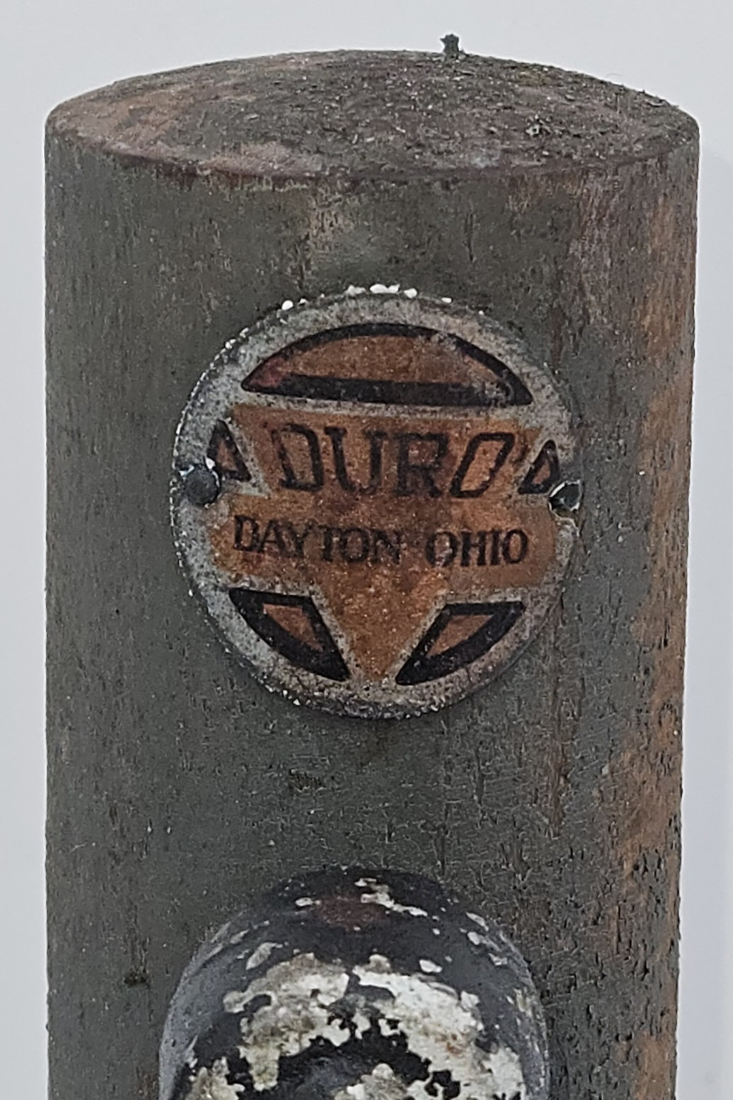 Rare Advertising, Duro water pumps Hit Miss Engines desk top paperweight RARE !