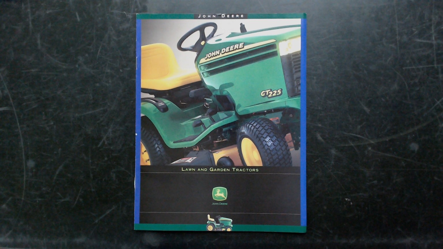 John Deere GT225 Lawn and Garden Tractors Brochure Vintage Advertising