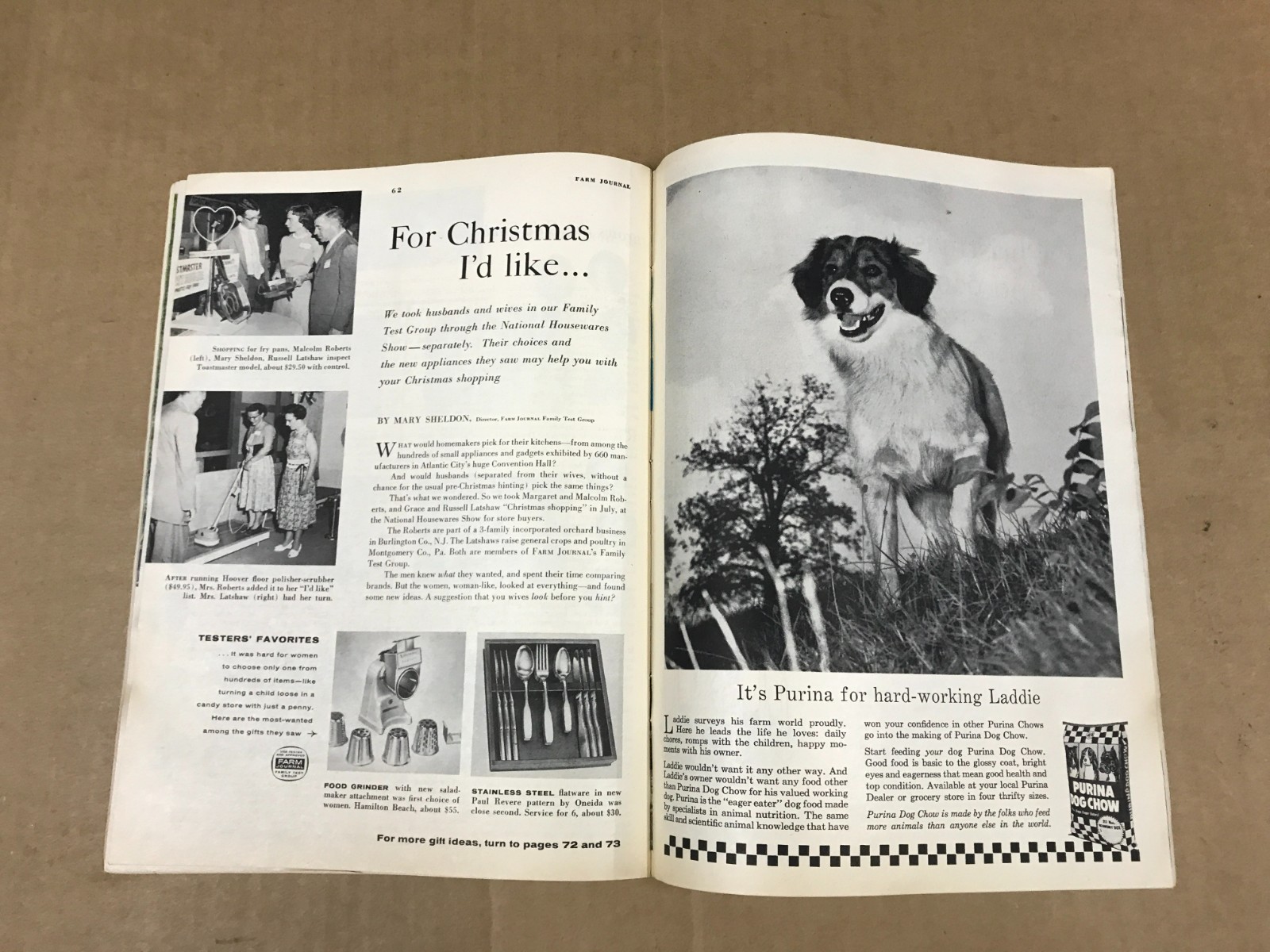 Vintage Farm Journal Magazine – December 1958