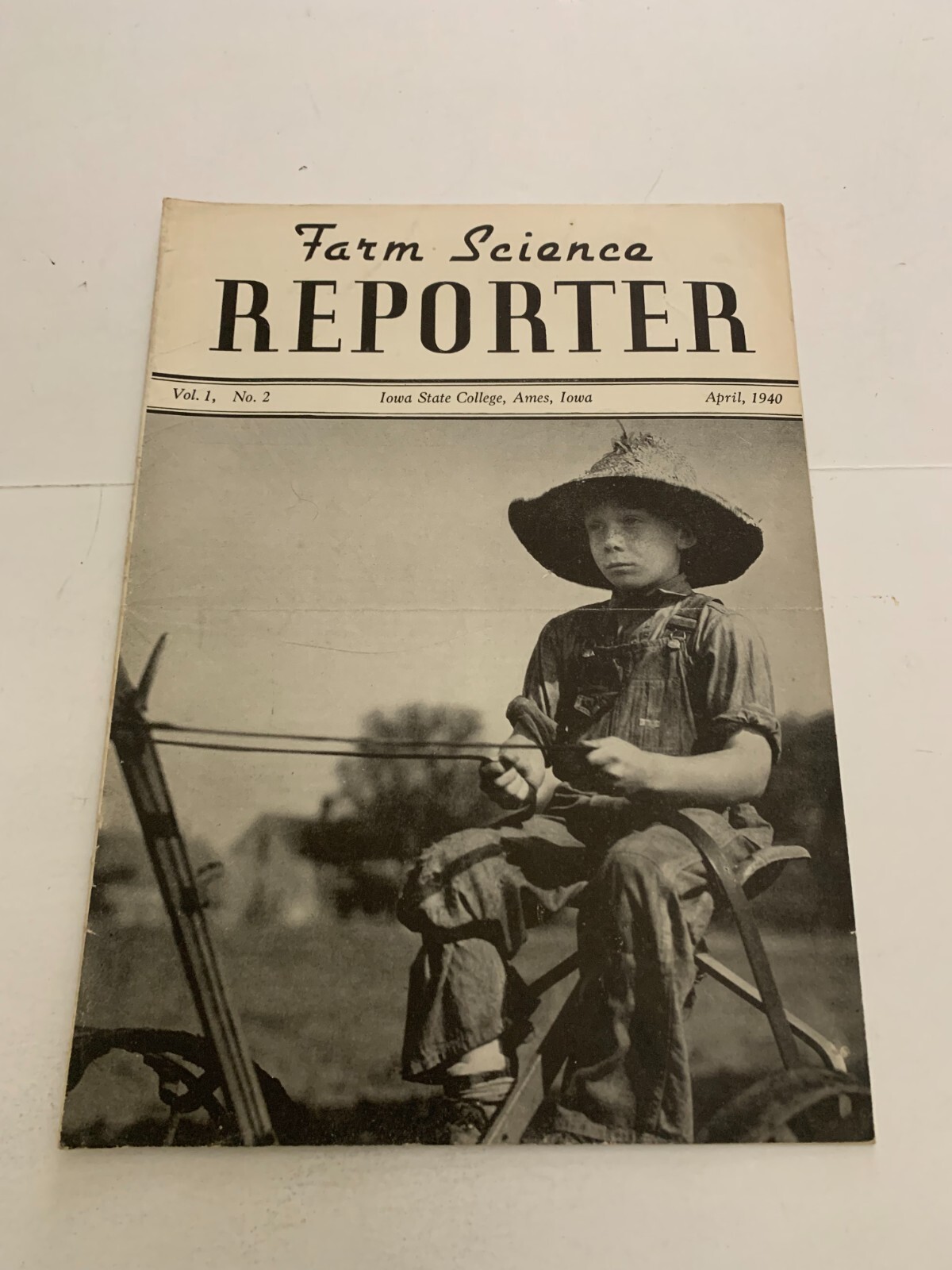 April 1940 Farm Science Reporter Magazine V. 1 N. 2 Iowa State College Ames IA