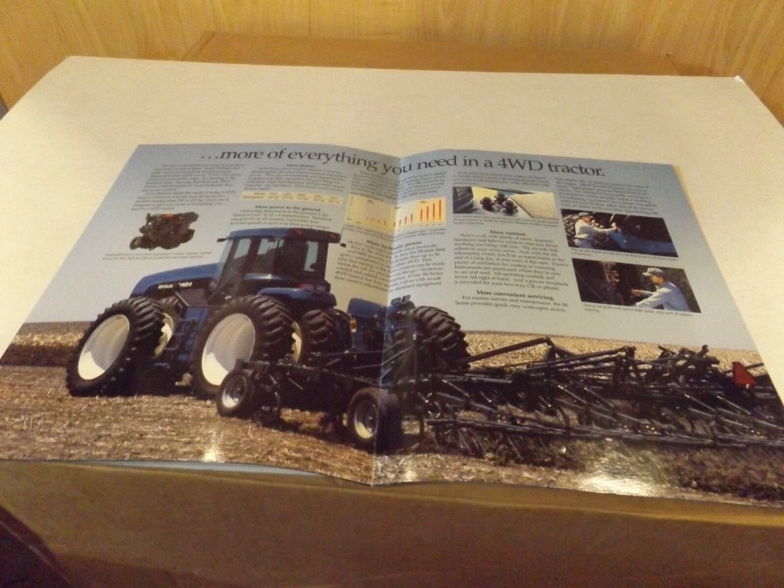 1999 NH 84 SERIES 4WD TRACTORS, LIT # 33918450