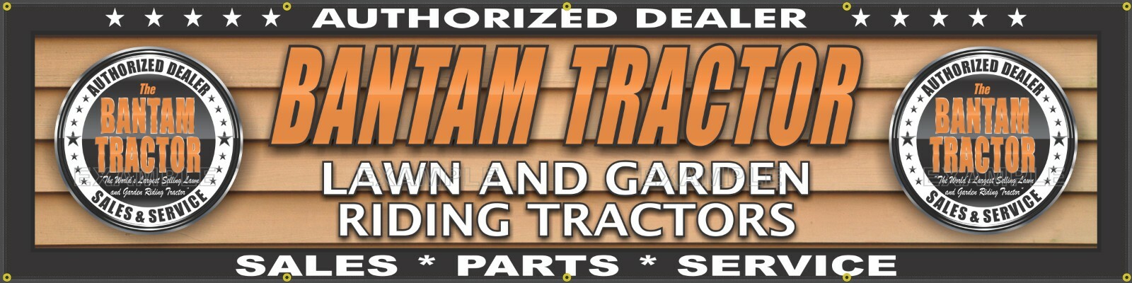 BANTAM RIDING LAWN GARDEN TRACTOR DEALER LETTER SIGN REMAKE BANNER ART XXL SIZES