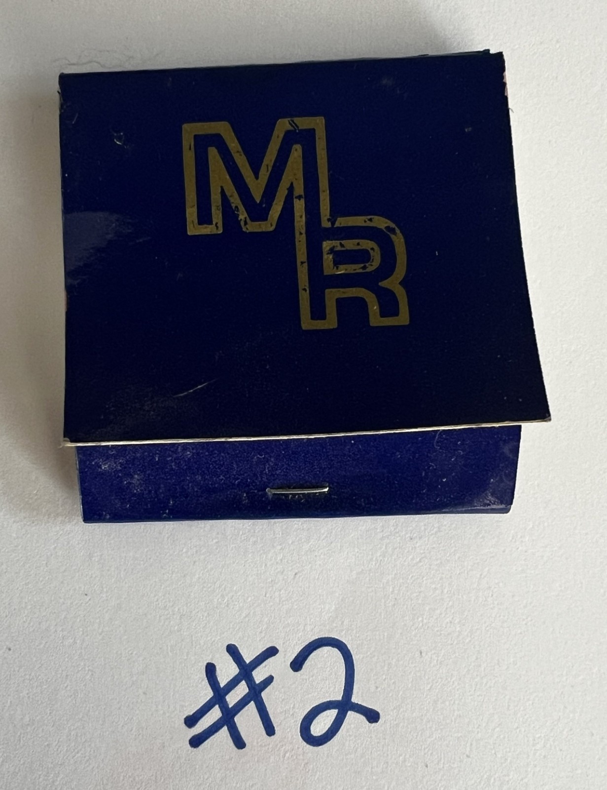 Matlock Rose Ranch matchbook, rare vintage 1980s AQHA NCHA Cutting Horse