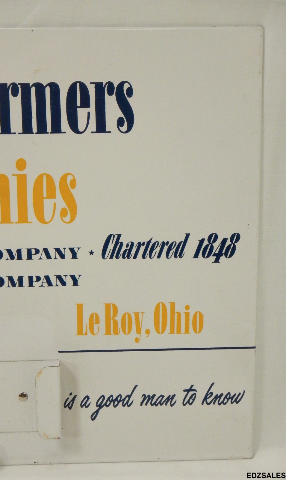 Ohio Farmers Insurance Company Vintage Advertising Perpetual Month Day Calendar