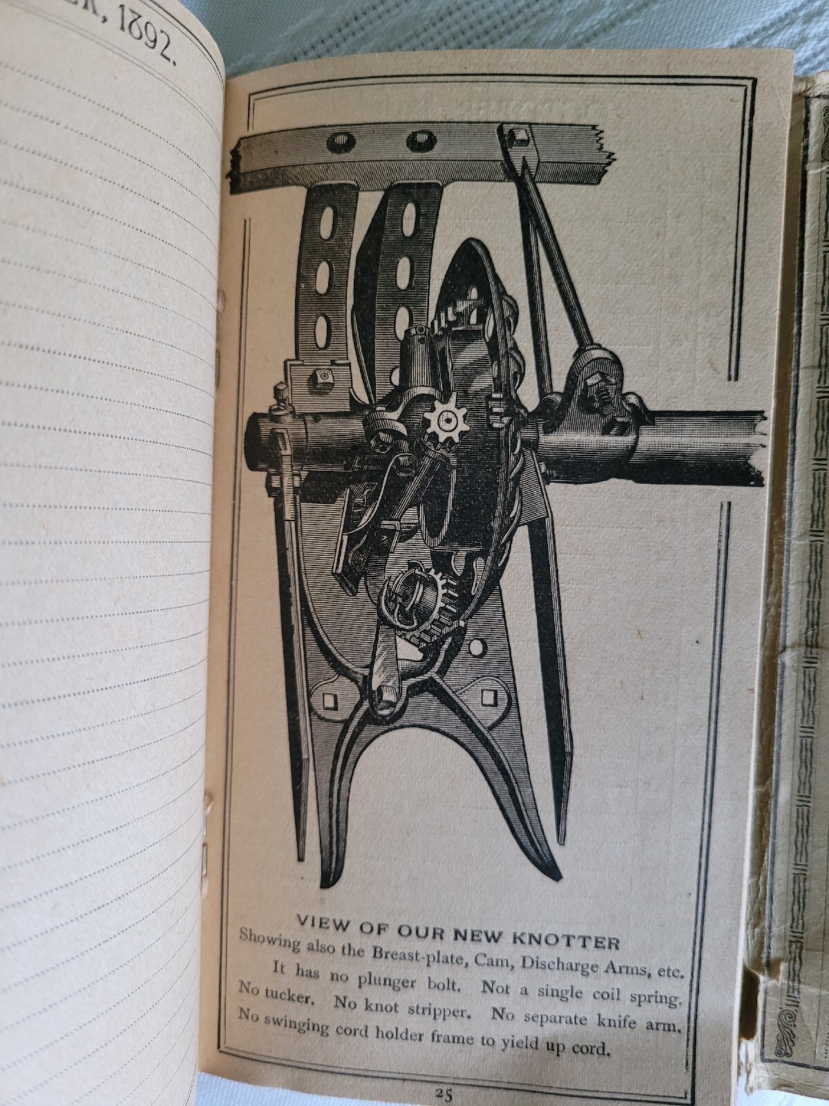 Empire Farmers Pocket Companion, 1892, J. F. Seiberlinkg & Co., Akron, OH