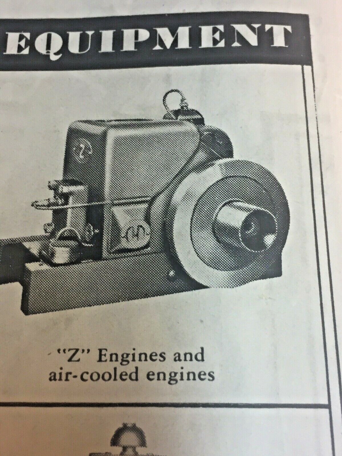 1945 Fairbanks Morse Z Farm Hit & Miss Engine Hammer Mills Windmills Pumps Ad