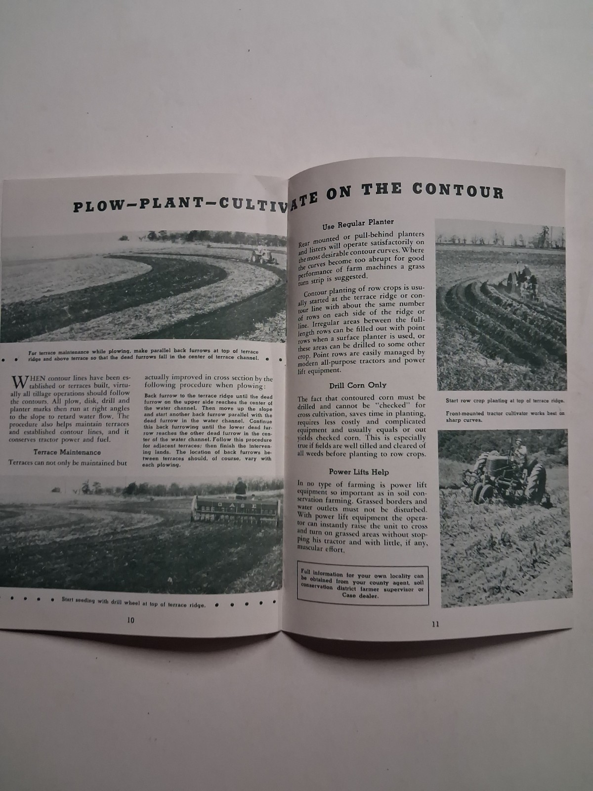 1930s-40s Case Co RACINE WI LEVEL FARMING SLOPING FIELDS Brochure AGRICULTURE