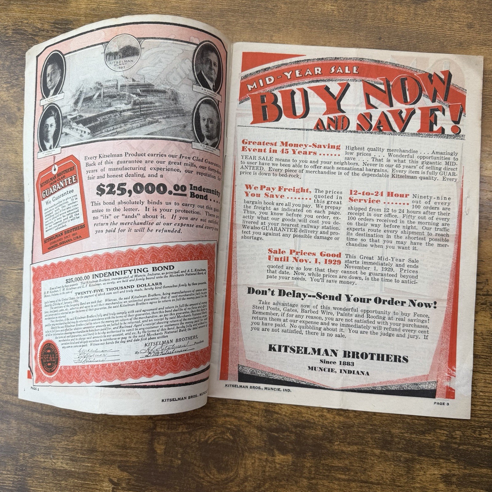 1929 Kitselman Bros. Mid-Year Sale Catalog – Muncie, Indiana Industrial History