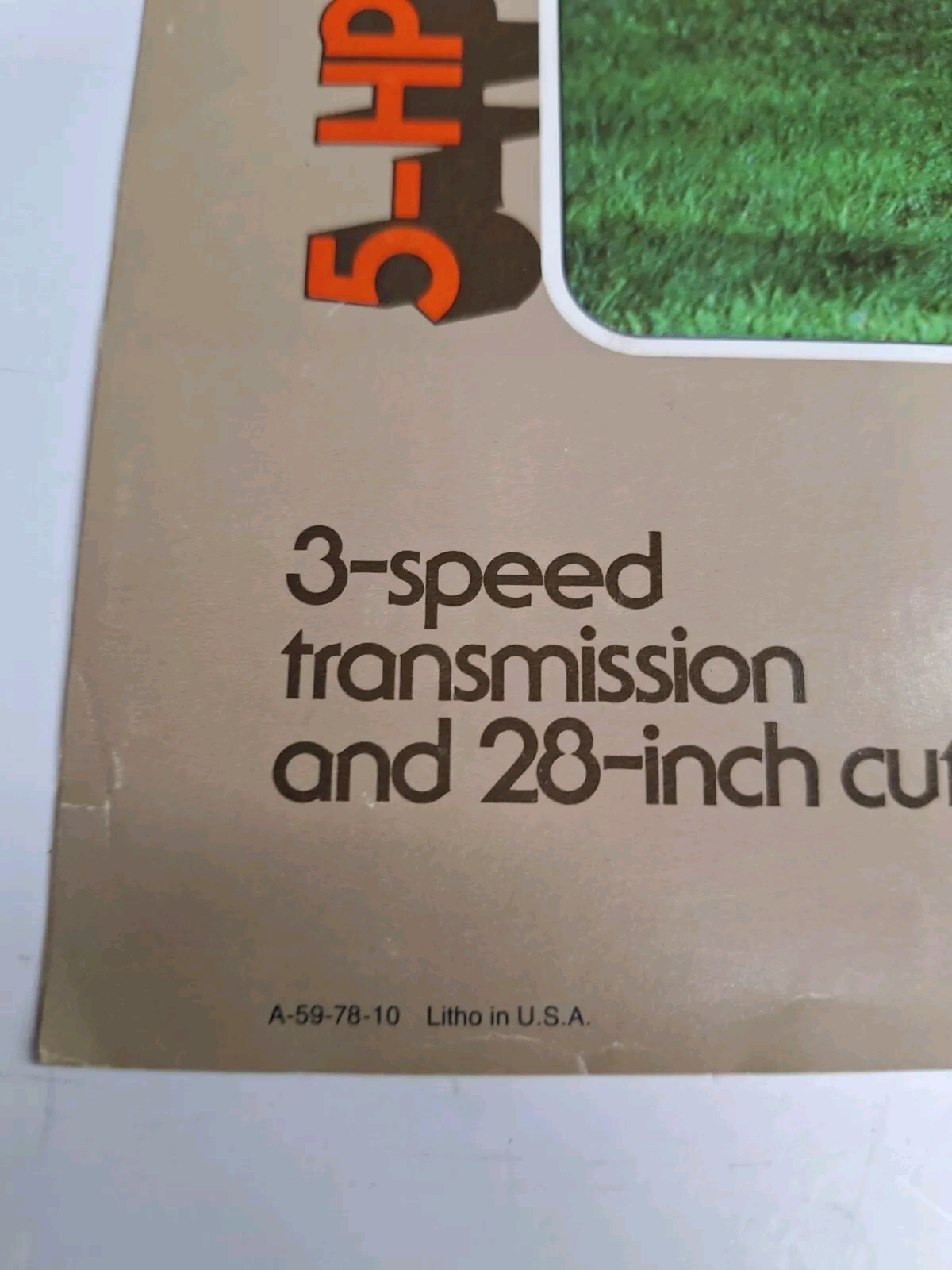 Vintage John Deere Riding Mowers for 1978 Brochure