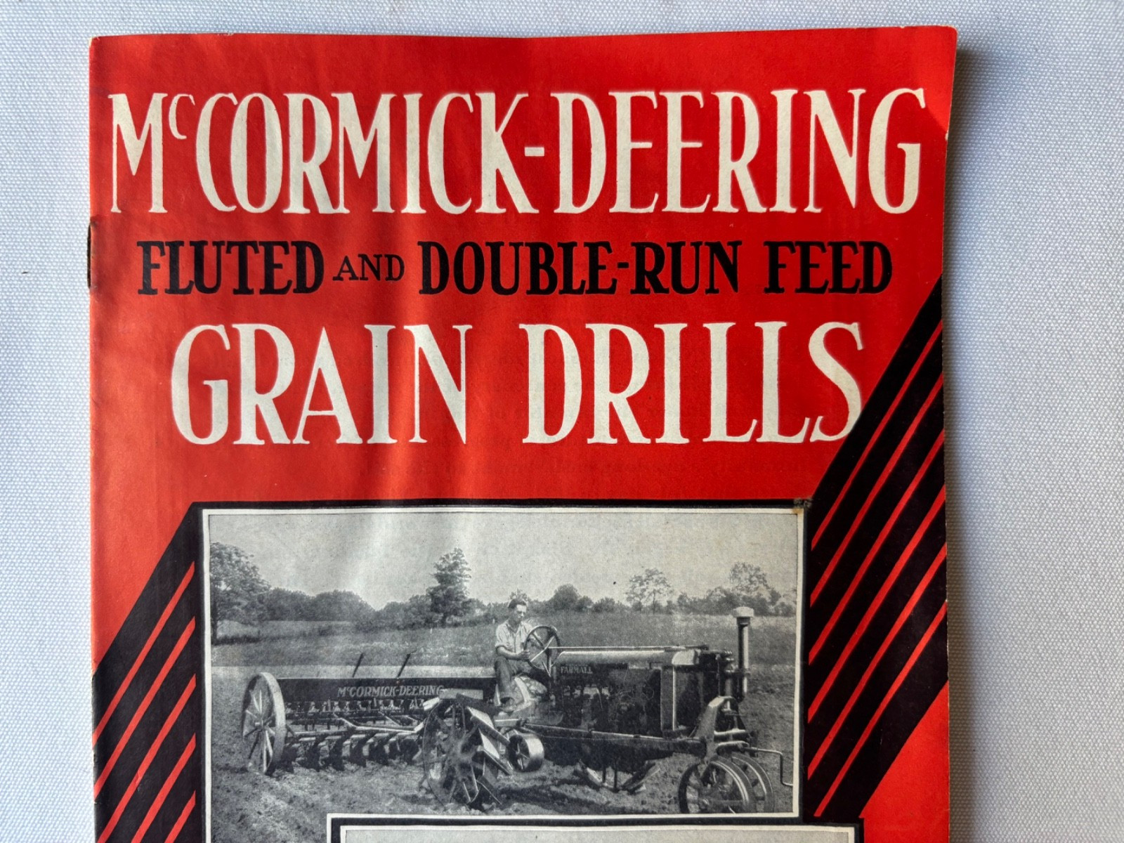 Antique McCormick-Deering Grain Drills Catalog Circa 1931 Great Illustrations