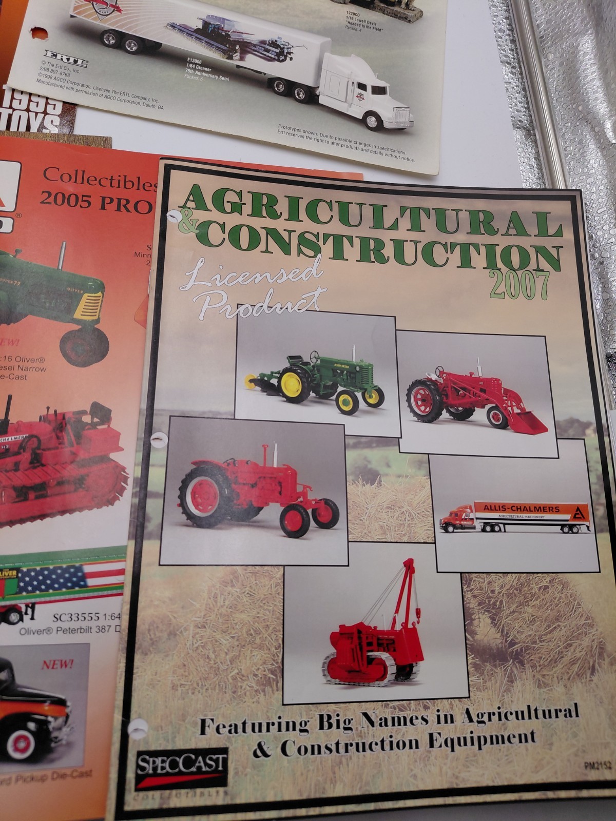 Lot Of 18 Vintage Ertl & Speccast Farm Toys Advertising Brochures 1990s & 2000s