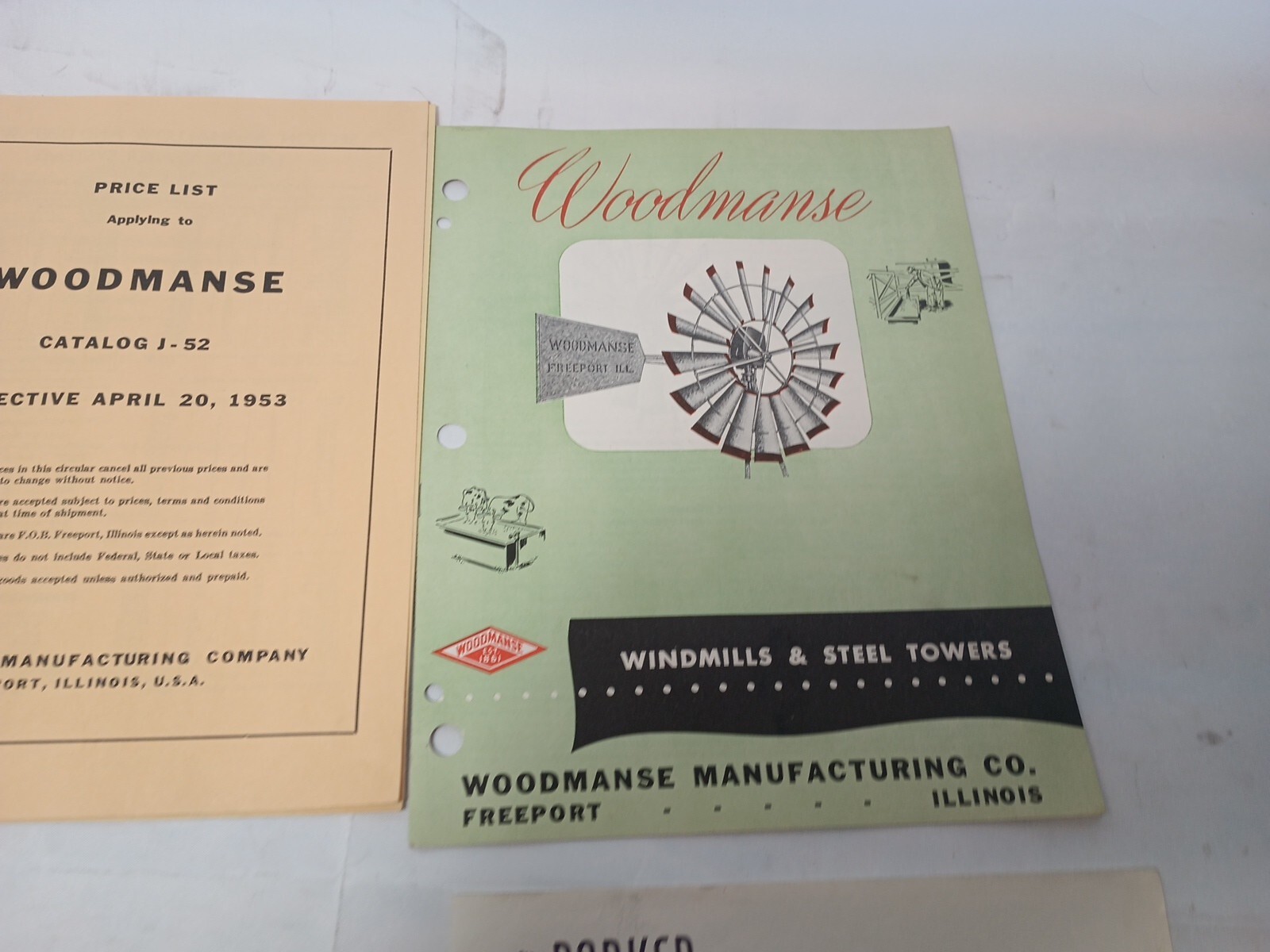 Lot Of Vintage Original Advertising Brochures Agriculture Woodmanse G94 4