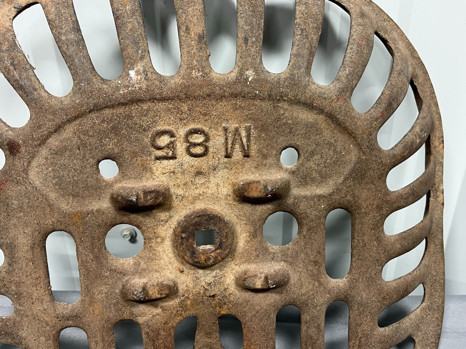Vintage STODDARD Cast Iron Seat Implement Equipment Mower Plow DAYTON Ohio